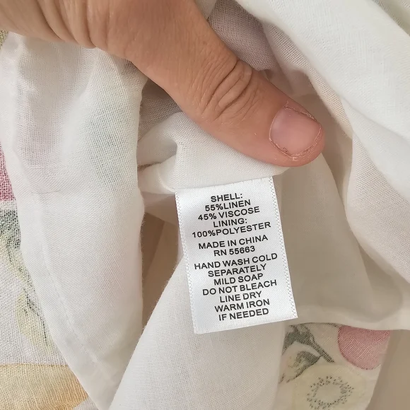 Cynthia Rowley Linen Blend Summer Dress - Picture 6 of 10